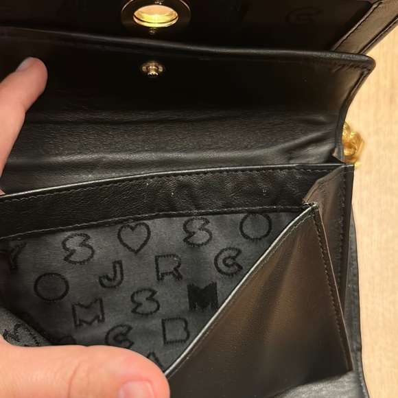 Marc By Marc Jacobs Black and Gold Textured Clutch - Picture 7 of 8
